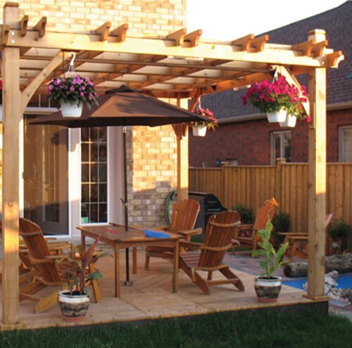 Premium Cedar Pergola Kit 10x12 - Outdoor Living Today