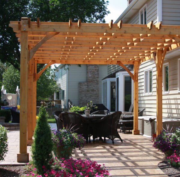 Premium Cedar Pergola Kit 12x20 - Outdoor Living Today