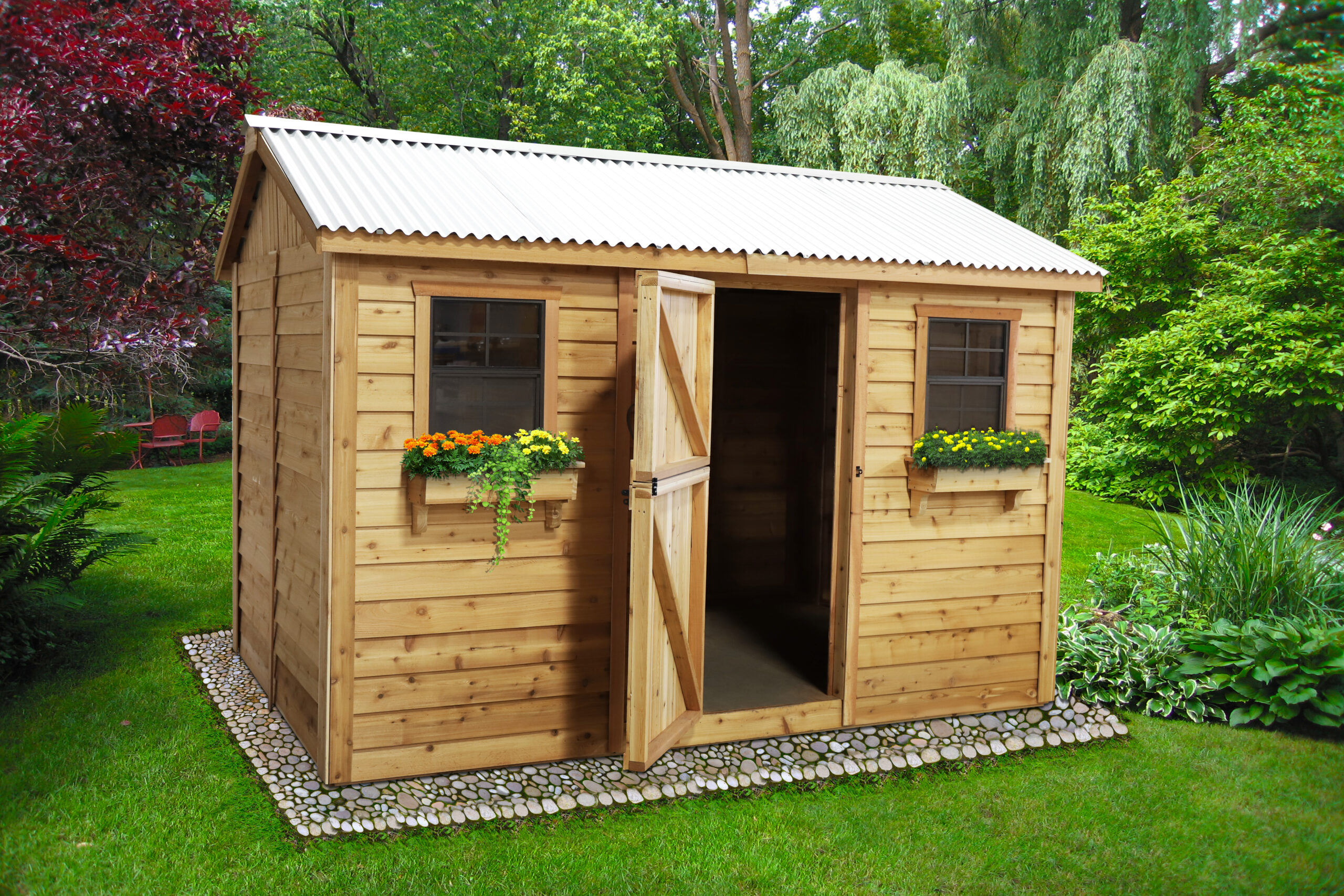 Large Shed For Storage 12x8 Outdoor Living Today