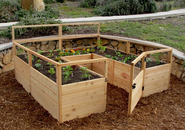 Raised Garden Bed Kit 8 X Outdoor, Raised Vegetable Garden Kit Canada