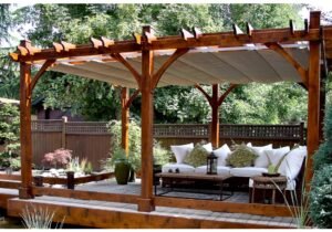 Pergola Covers - with Retractable Canopy 12 x 20