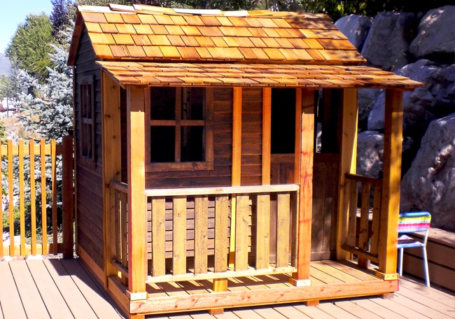 6x6 wooden playhouse