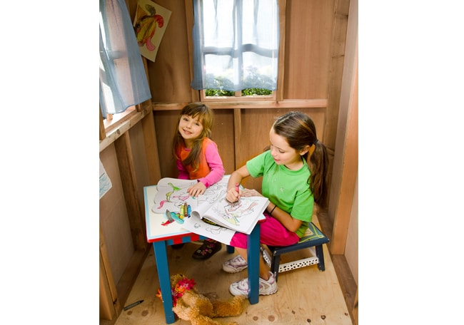 Kids Playhouse Sandbox - Little Cedar 6x6