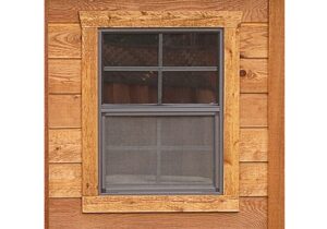 Cedar Shed Kit Window