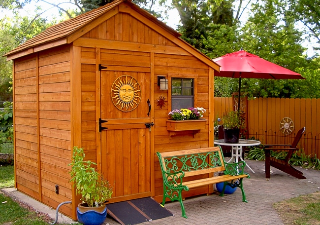 Sunshed Garden 8 X8 Outdoor Living Today, Outdoor Living Today Sheds