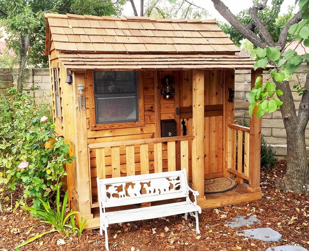 Childrens Playhouse 6'x6' Little Cedar Playhouse Outdoor Living Today