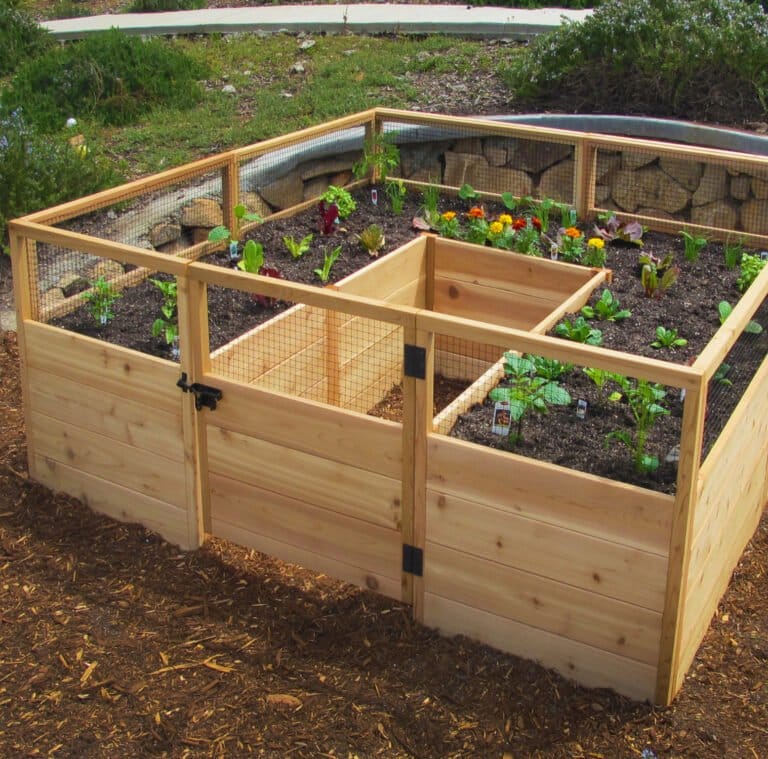 Cedar Raised Garden Bed 8x8