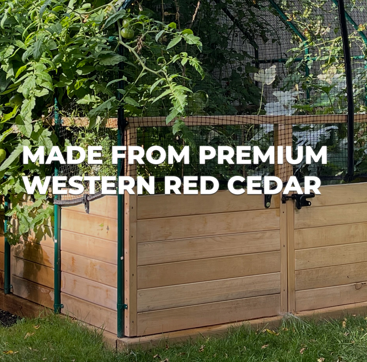 western red cedar rasised bed outdoor living today