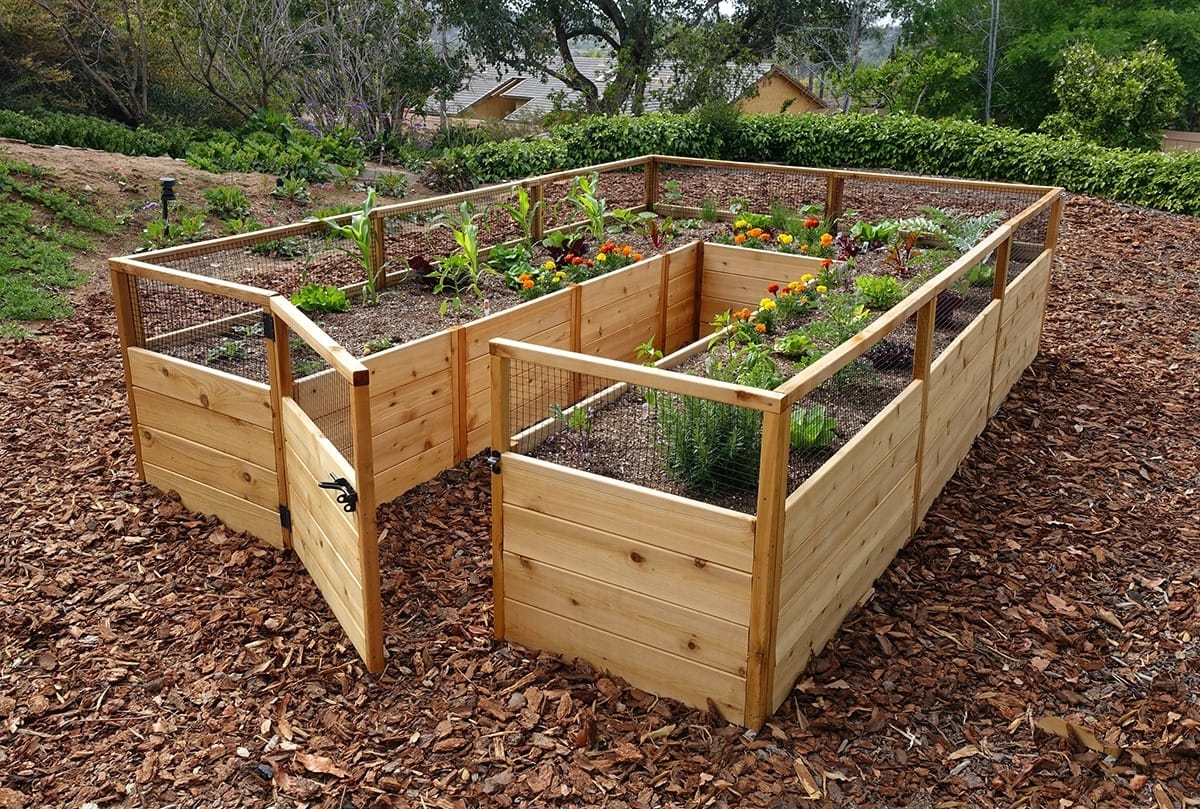 4' x 8 raised garden bed kit