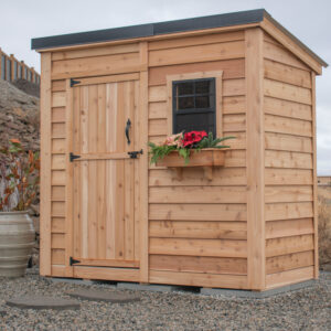 SpaceSaver 8x4 Lean-To Cedar Shed