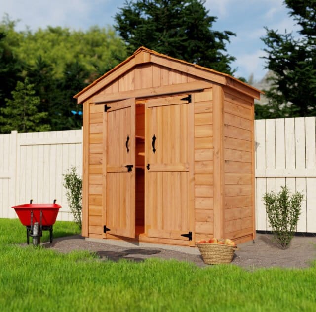 6x4 Space Master Cedar Garden Shed | Outdoor Living Today