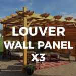 3x Louvered Wall Panel +$2,500.00