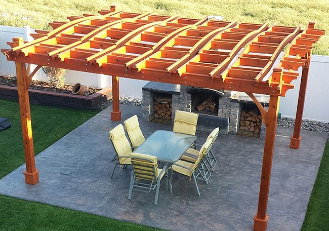 14x16 Arched Breeze Pergola