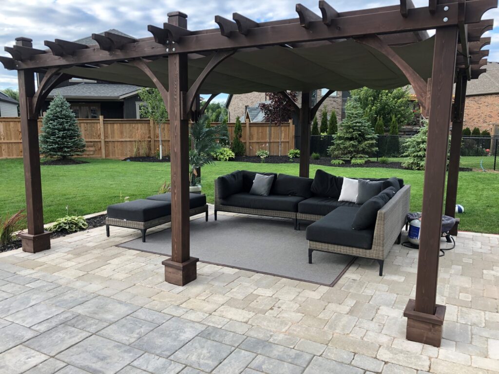 J. Gallagher Cedar Wooden Pergola Outdoor Living Today 2 scaled 1