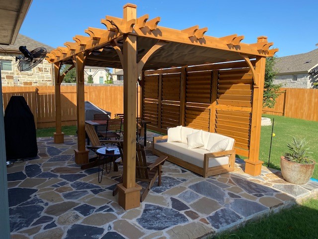 W. Greenwell 10x16 Breeze Pergola Kit 1