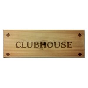 Western Red Cedar Plaque